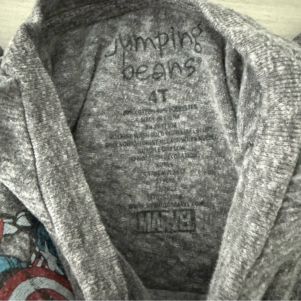 Kids Jumping Beans Gray Short Sleeve T-Shirt - Picture 3 of 3